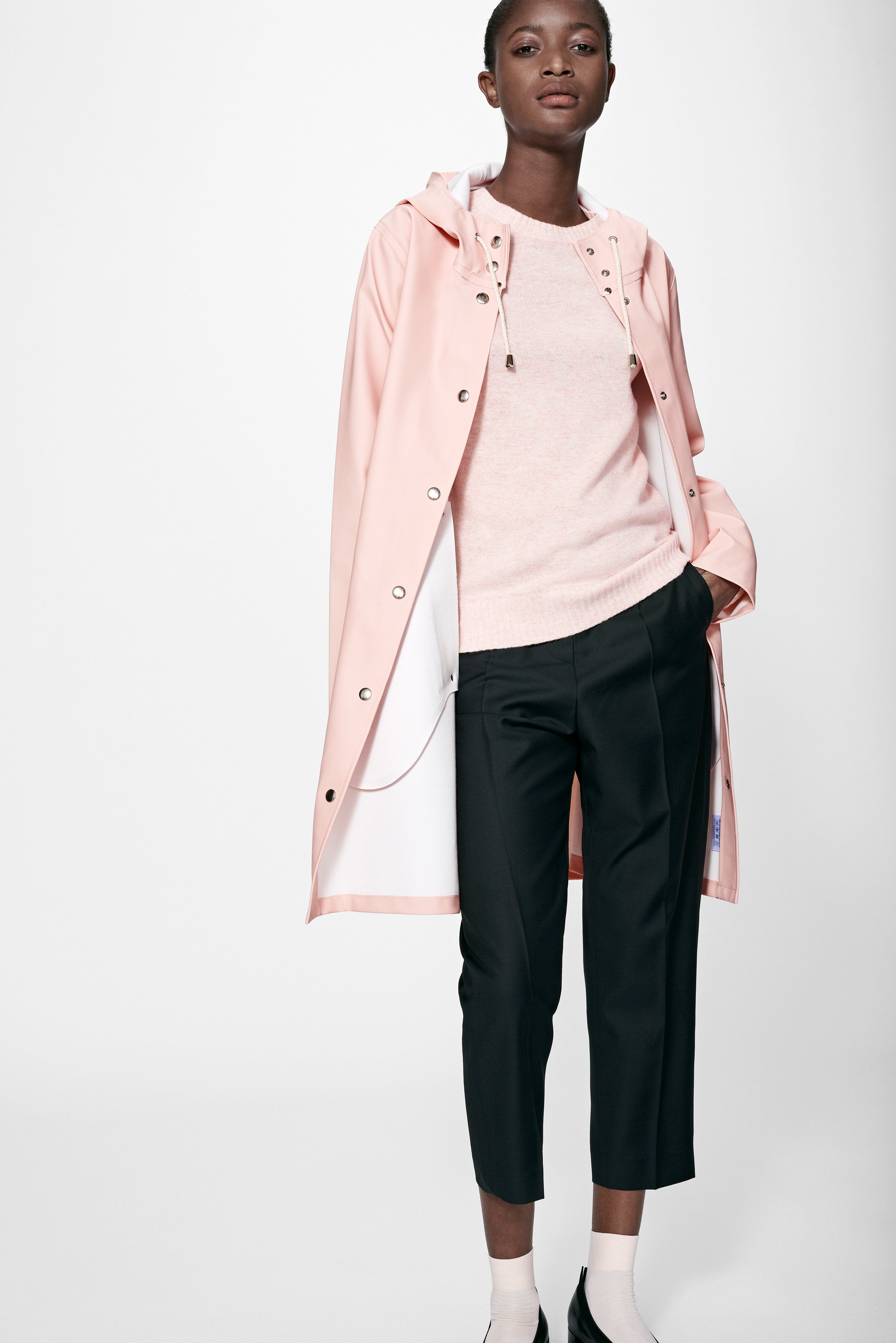 Pale pink rain jacket Clearance