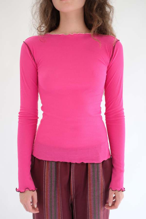 Baserange Vein Tee - York Pink | Garmentory