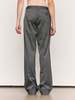 MM6 Maison Margiela Grey Wool Inside Out Pleated Trousers - Thumbnail 3