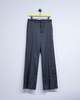 MM6 Maison Margiela Grey Wool Inside Out Pleated Trousers - Thumbnail 9