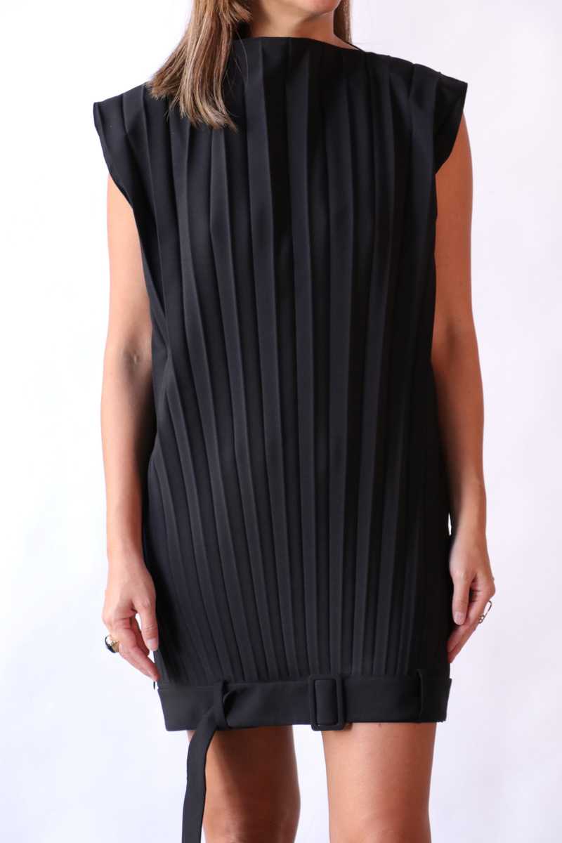 MM6 Maison Margiela Wool Blend Mini Dress