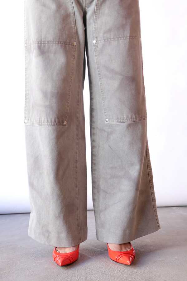 Tanaka Work Jean Trousers - Foggy Green | Garmentory
