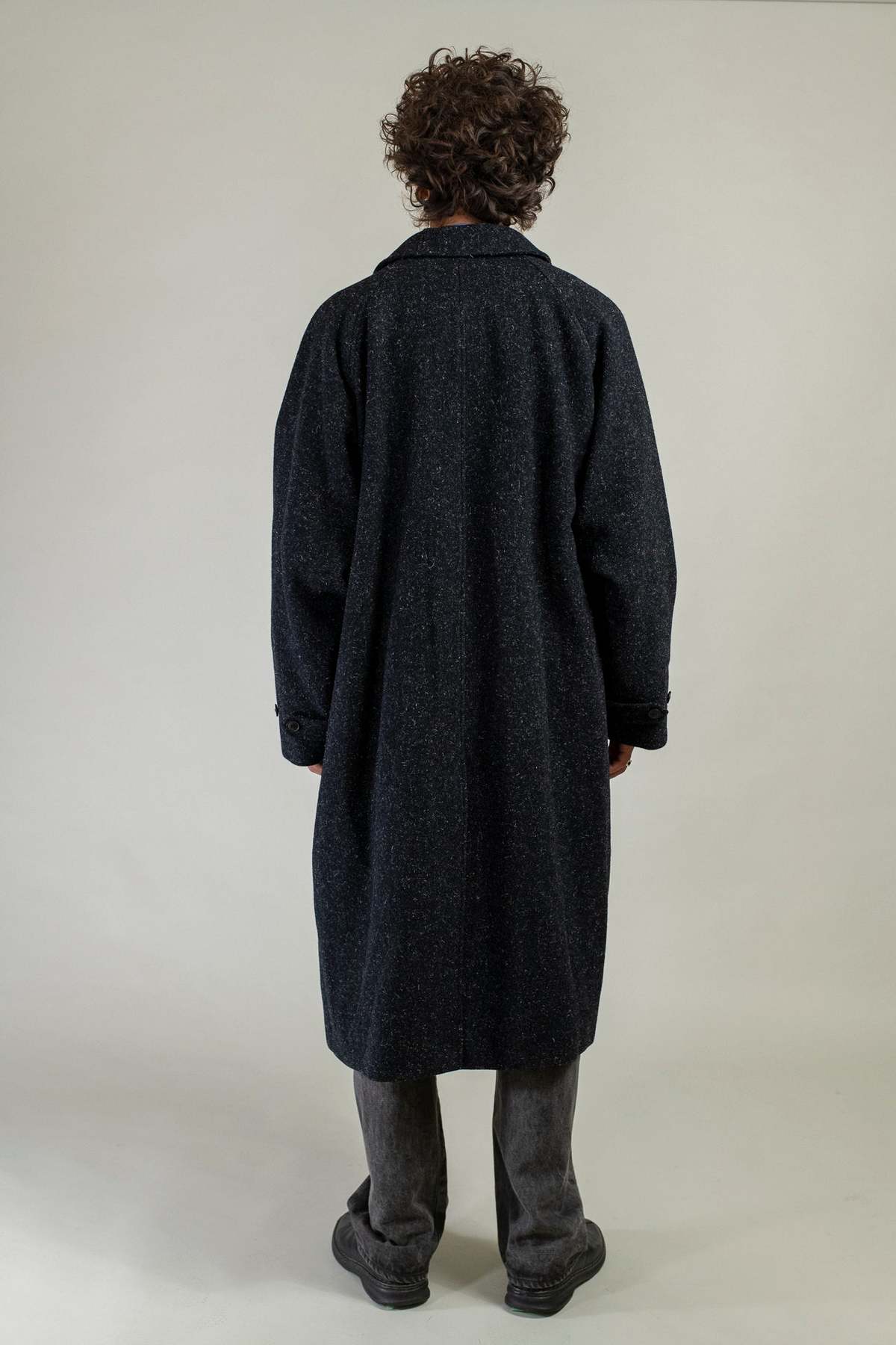 Yoko Sakamoto Bal Collar Coat - Black | Garmentory