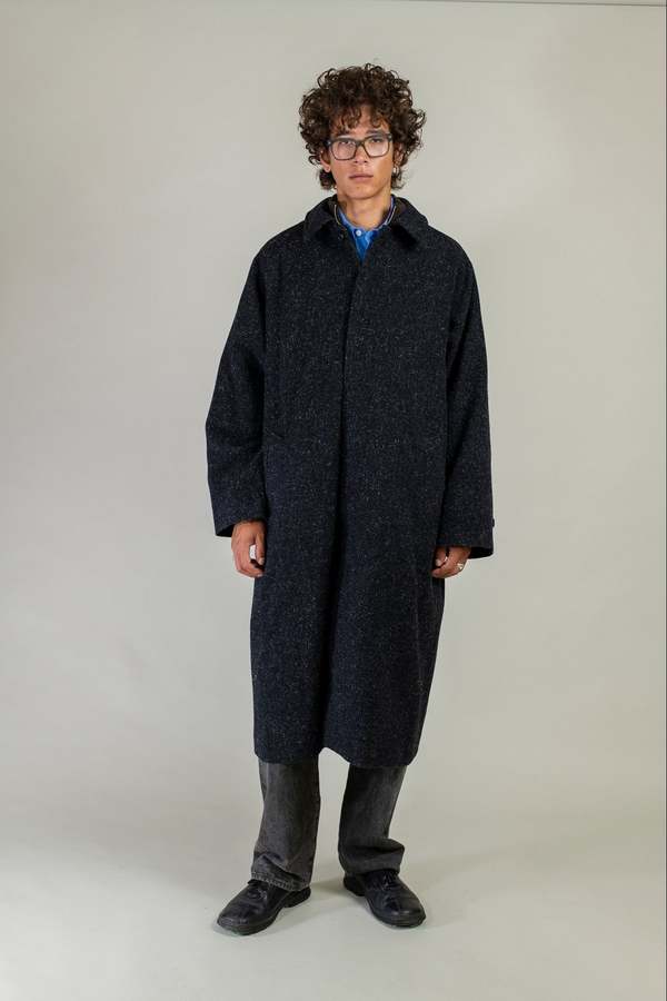 Yoko Sakamoto Bal Collar Coat - Black | Garmentory