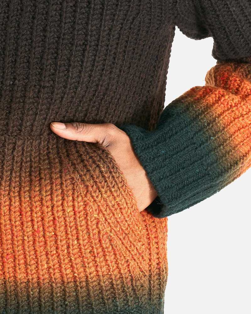sacai Garment Dye Wool Knit Cardigan | Garmentory