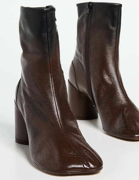 靴 MM6 Maison Margiela ANKLE BOOT 24 olive MM6 Maison Margiela ANKLE BOOT 24 olive Mm6 Maison Margiela