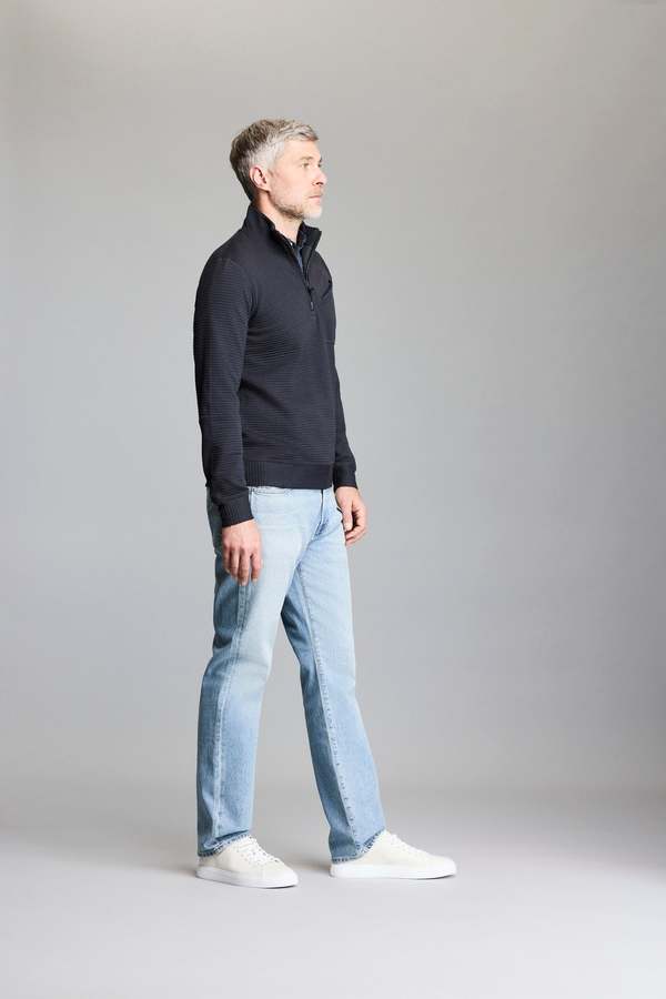 Billy Reid Half Zip Pullover Sweater