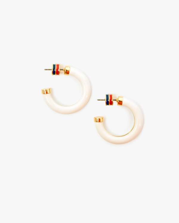 Claire V Le Tube Hoop Earrings Claire V Le Tube Hoop Earrings