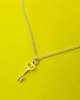 TAKAHIROMIYASHITA The Soloist. Silver Tiny Key Necklace - Thumbnail 4
