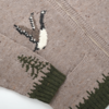 Outclass Goose Motif Zip Cardigan - Thumbnail 2