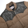 Outclass Marl Wool Down Jacket - Thumbnail 2