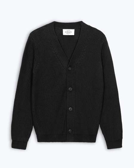 トップス MONITALY SHAGGY V NECK CARDIGAN BLACK Monitaly x Minami 'Shoten' Shaggy-V Cardigan - Solid Camel