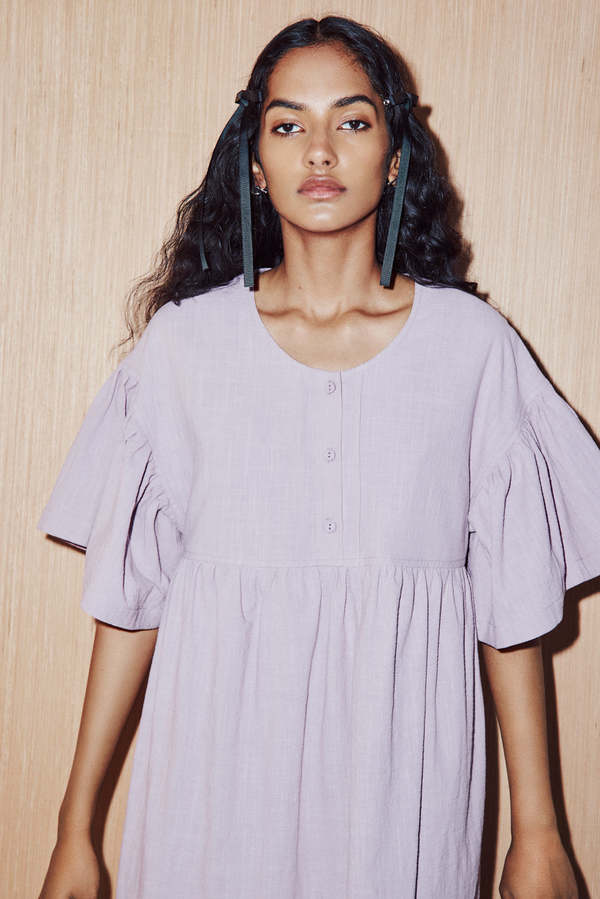 Eve Gravel Robe Peonie - Pense/Plum/Vermilion/White Sand Eve Gravel Robe Peonie - Pense/Plum/Vermilion/White Sand