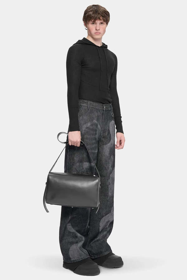Heliot Emil Basalt Denim Trousers | Garmentory