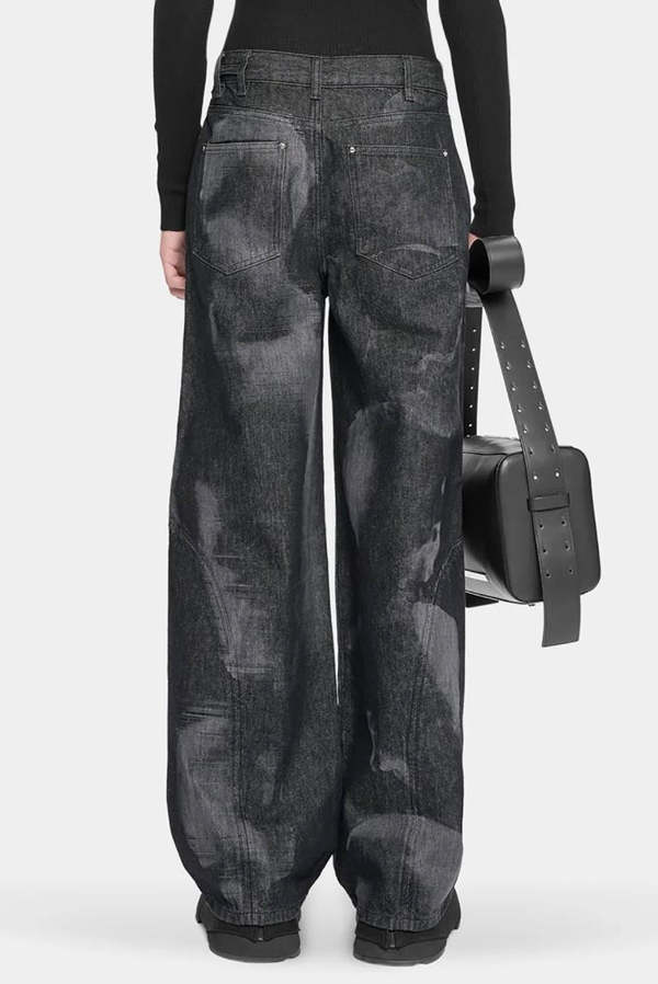 Heliot Emil Basalt Denim Trousers | Garmentory