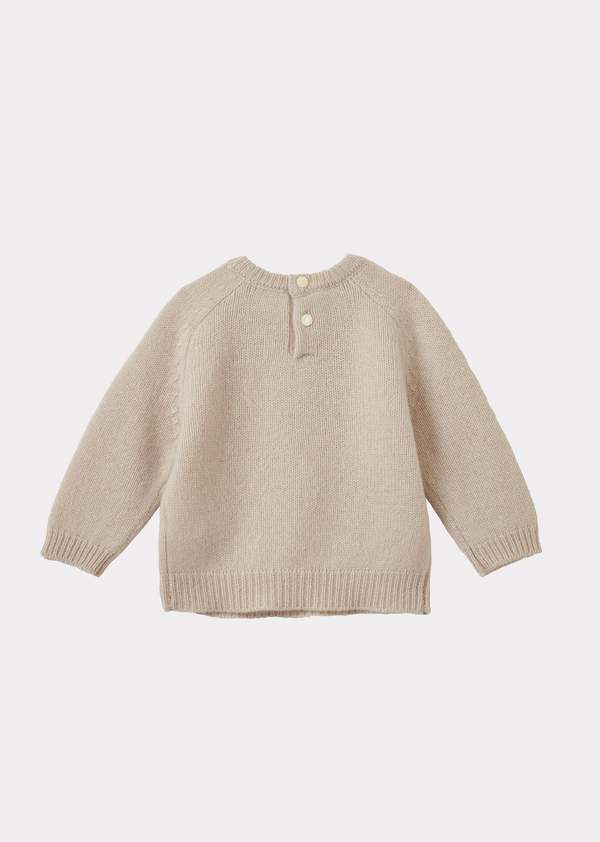 Caramel Poa Baby Cashmere Jumper