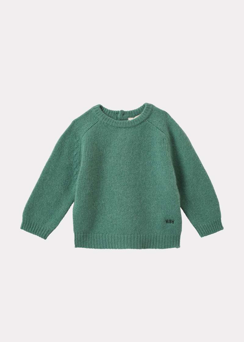 Caramel Poa Baby Cashmere Jumper