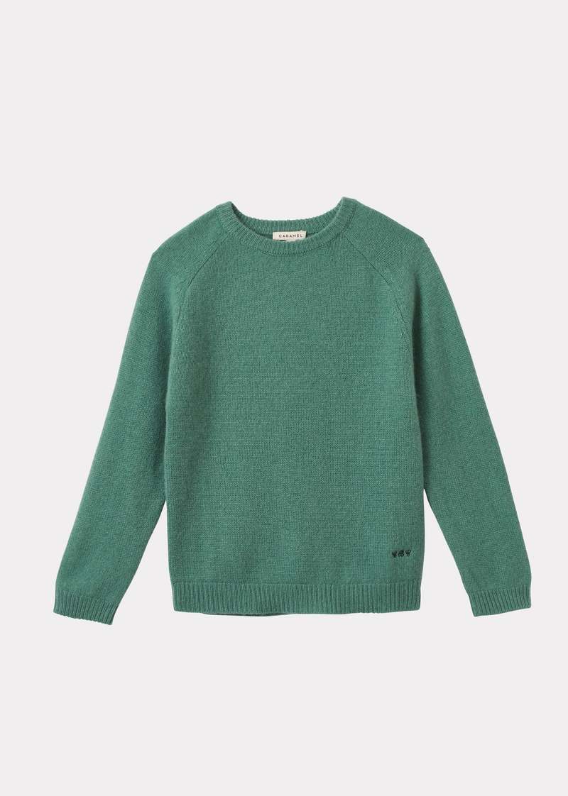 KIDS Caramel Poa Children's Cashmere Jumper