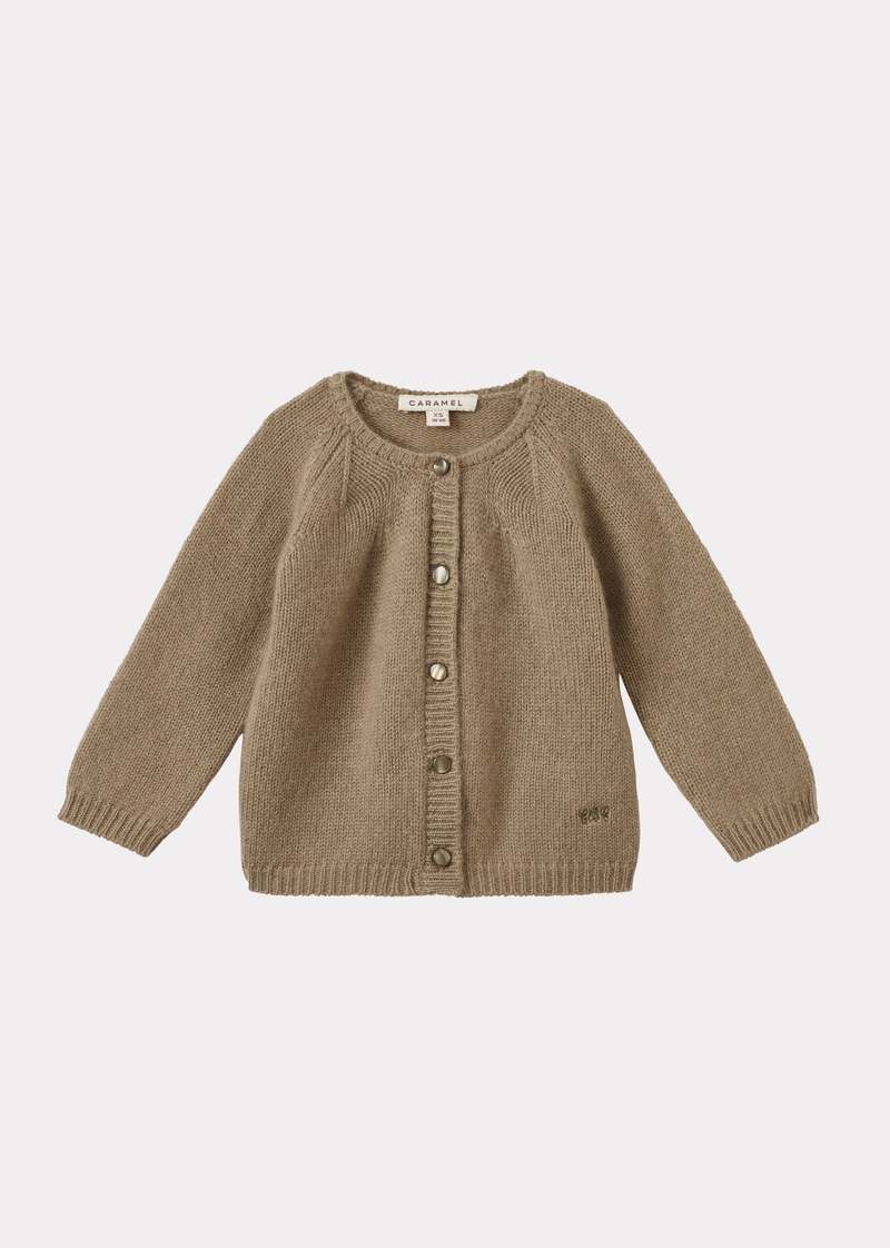 Caramel Rosa Baby Cashmere Cardigan
