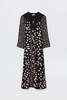 RIXO London Anela Midi Dress Daisy Mix Black - Thumbnail 5