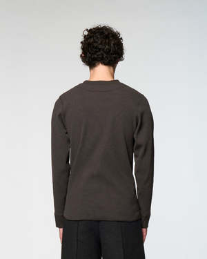 Omar Afridi Thermal Long Sleeve Top - Brown | Garmentory