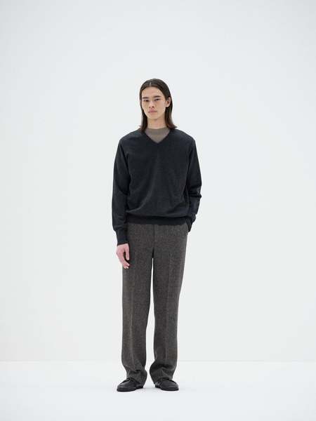パンツ AURALEE WOOL SILK SHARK SKIN SLACKS AURALEE オーラリー LINEN WOOL SILK SHARK SKIN SLACKS