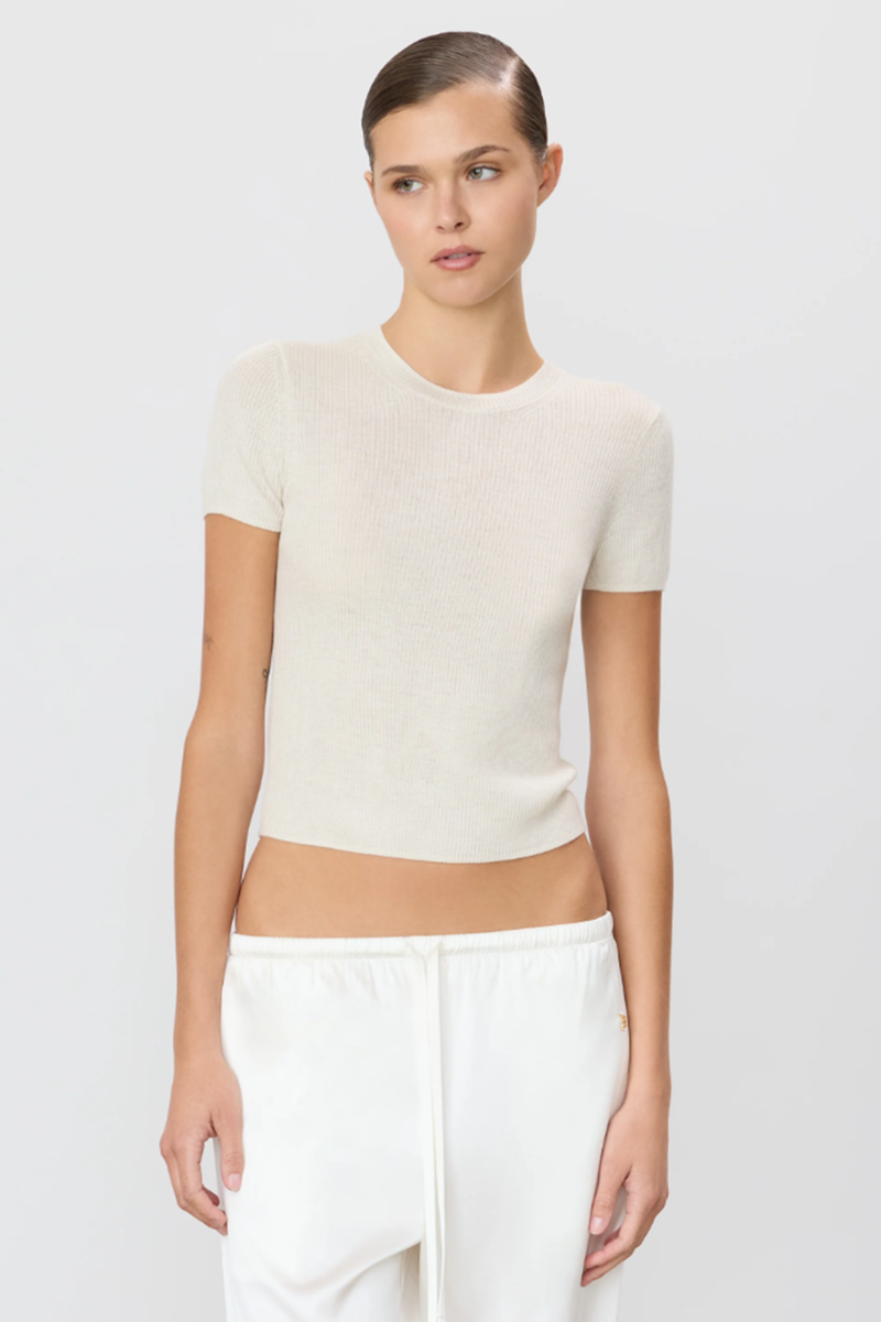 TERNE Rib Stitch Baby Tee TERNE Rib Stitch Baby Tee