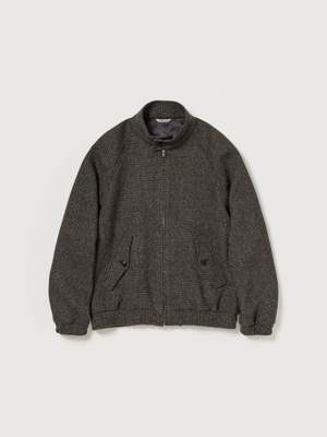 Auralee Alpaca Wool Silk Tweed Zip Blouson | Garmentory