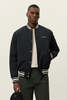 LES DEUX Varsity Tech Jacket - Black - Thumbnail 1