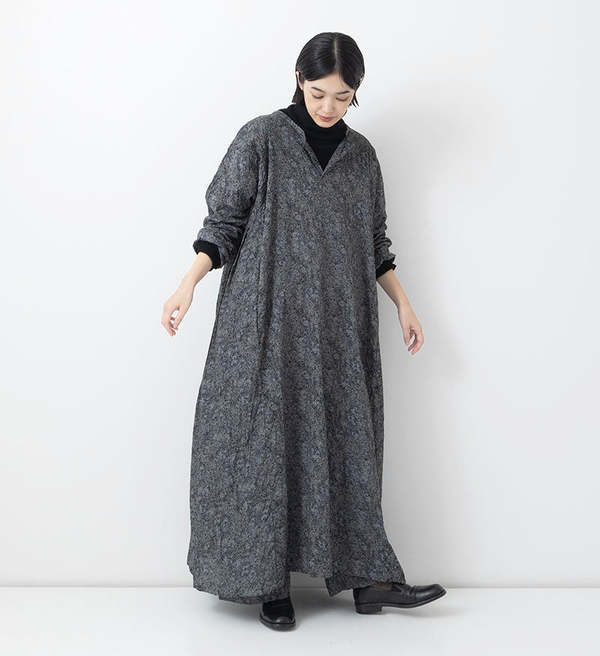 Veritecoeur Dress - Grey Print