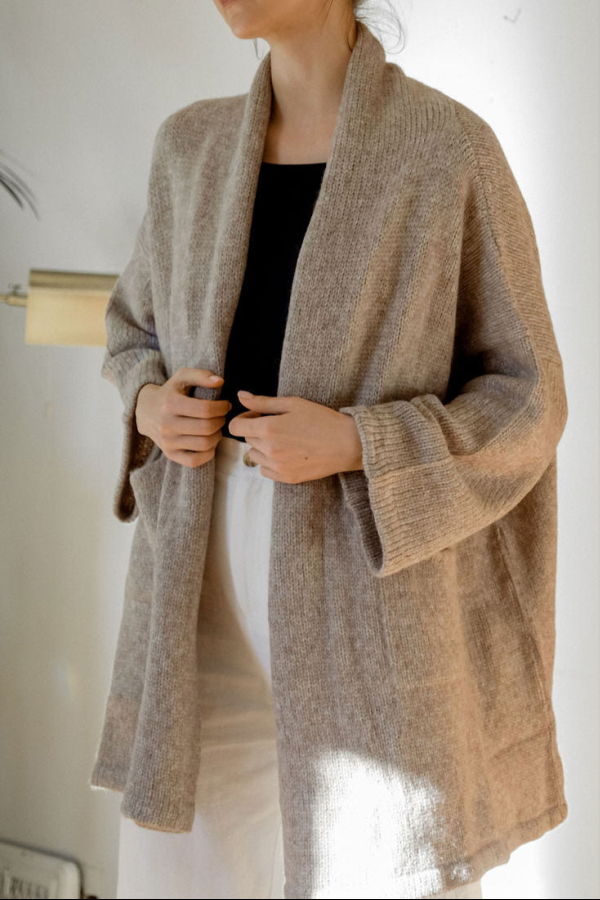 Atelier Delphine Baby Alpaca Haori Coat