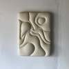 Greyya Jay Linger Relief Wall Art - Creamy Beige - Thumbnail 1