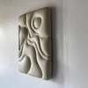 Greyya Jay Linger Relief Wall Art - Creamy Beige - Thumbnail 3