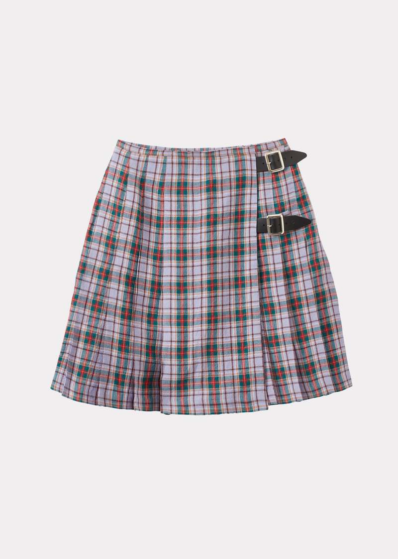 KIDS Caramel Girl's Linen Kilt