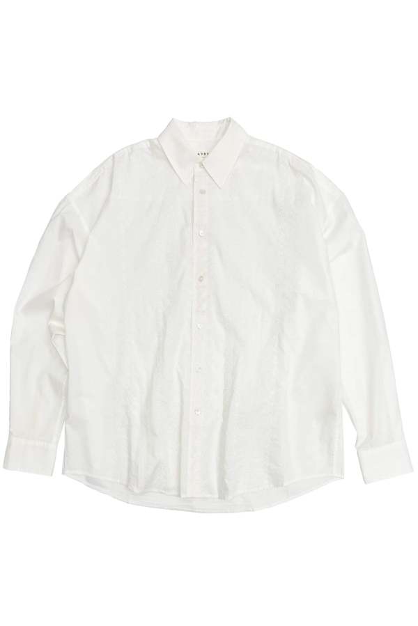 6397 Embroidered White Shirt - White