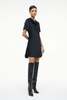 Staud Iris Silk Dress - Black - Thumbnail 3