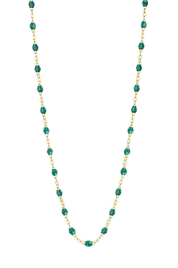 Gigi Clozeau Classic Gigi Necklace - Emerald/Yellow Gold