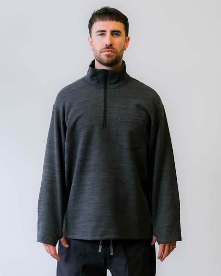 Engineered Garments Poly Wool Crochet Knit Long Sleeve Hoody