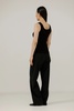 Bare Knitwear Slim Knit Tank - Classic Black - Thumbnail 3