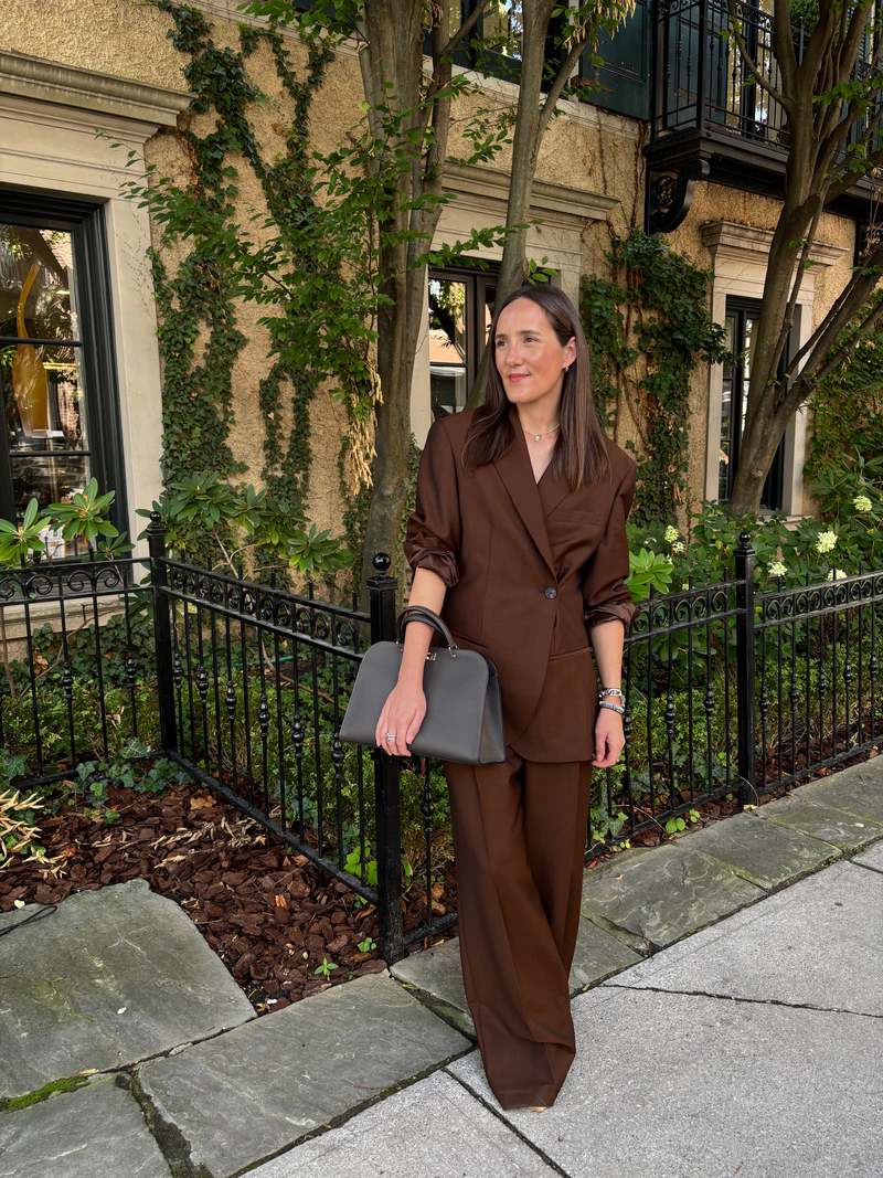 Rhe Dual Tone Piqu Overlap Suit Jacket