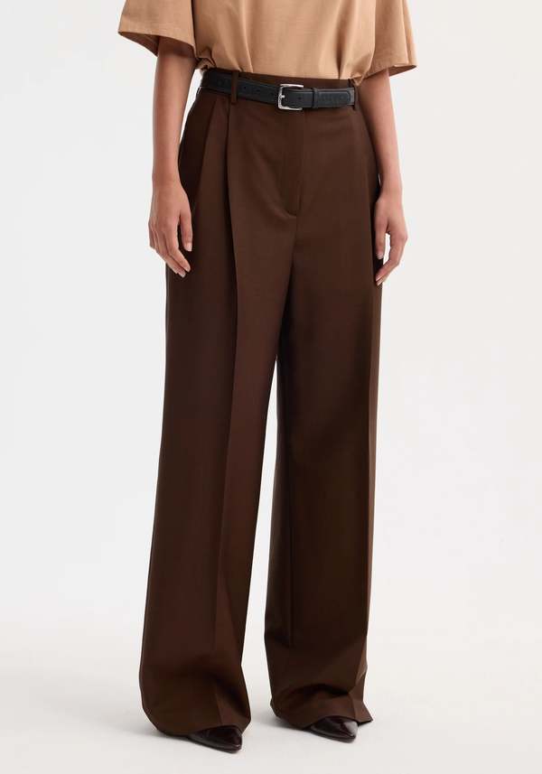 Rhe Mid-waist Tailored Trousers