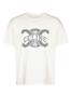 Celine RX0BO671Q01OB T-Shirt - Off White Black - Thumbnail 1