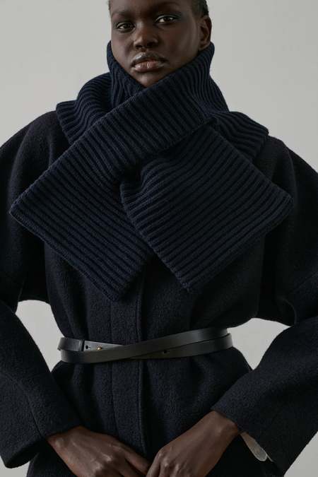 ジャケット・アウター cecilie telle high neck poncho Cecilie Telle High Neck Lambswool Poncho - Cocoa | Garmentory