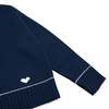 Gigi Knitwear Lara Charm Sweater - Navy/Ivory - Thumbnail 2
