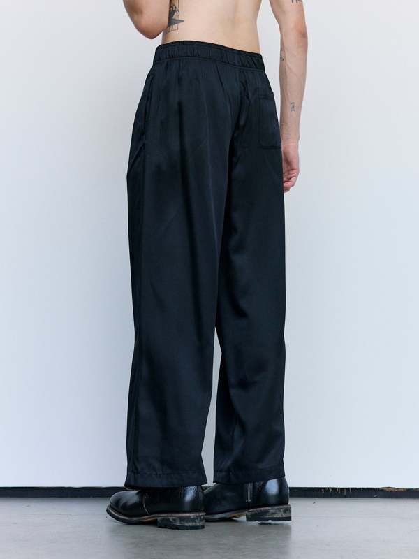 Our Legacy Fresh Black Tarmac Twill Viscose Leisure Trouser