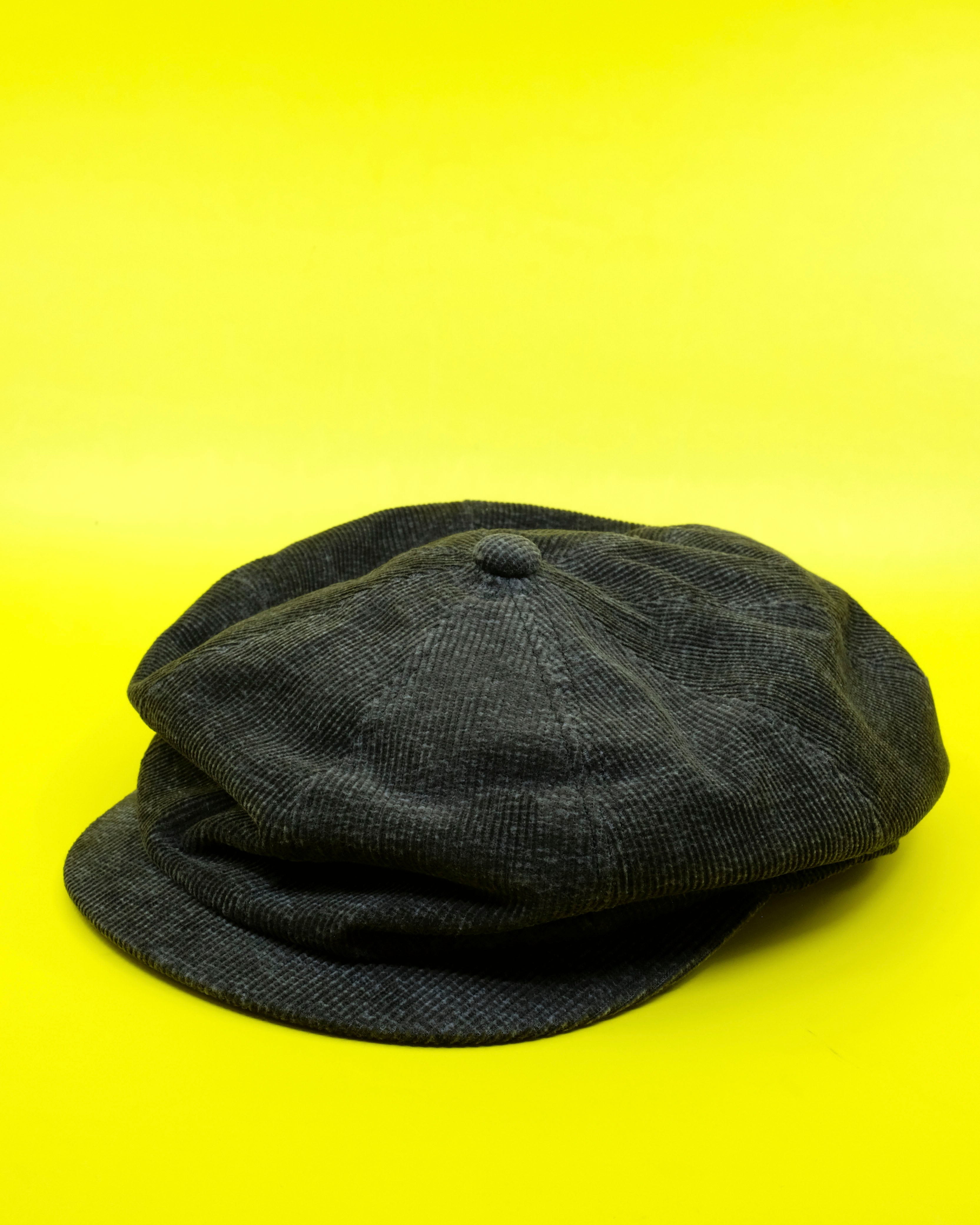 Taiga Takahashi LOT.006 Melange Charcoal Cotton Newsboy Cap
