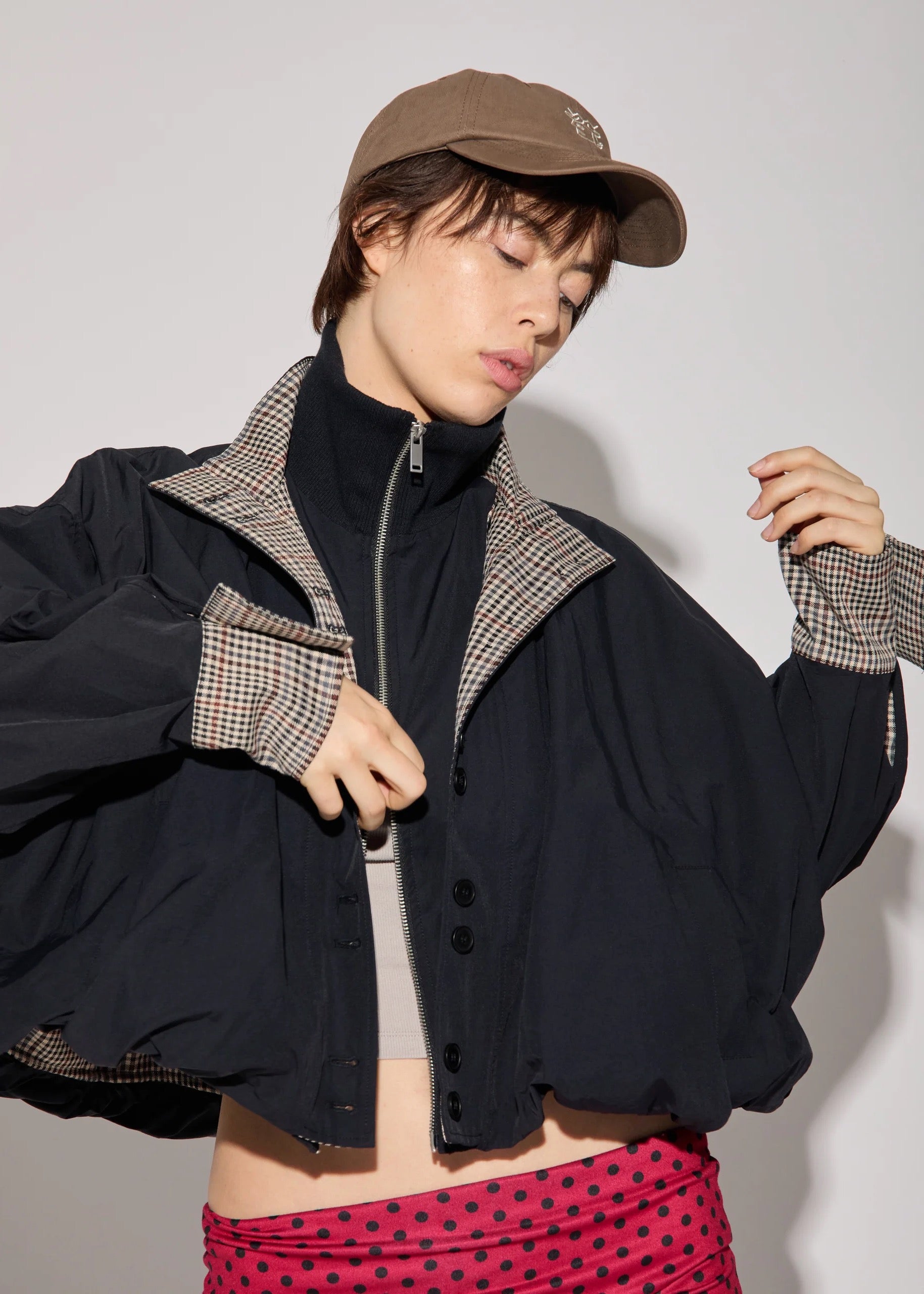 Find Me Now Amaryllis Plaid Cropped Jacket | Garmentory