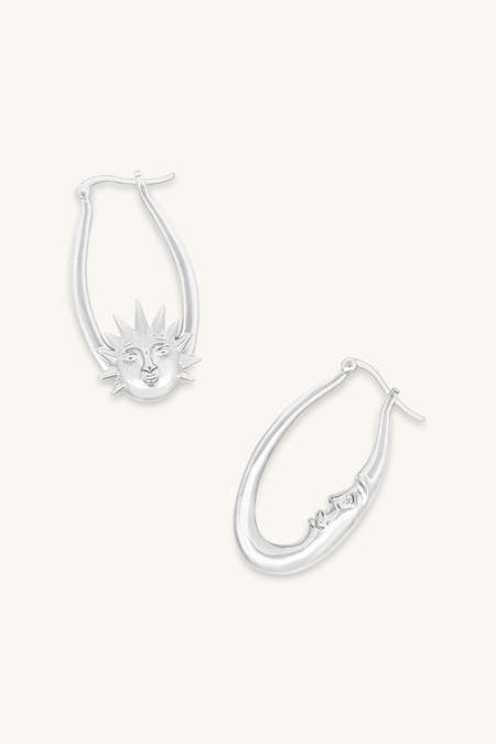 ざく Melissa joy Manning Hoops silver Hoops – Melissa Joy Manning Jewelry