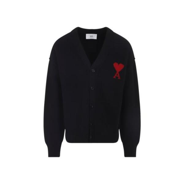 AMI V Sweater - Black