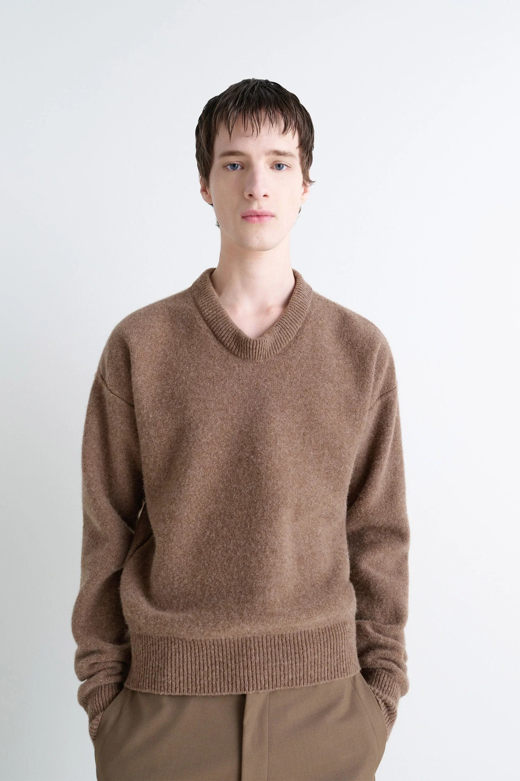 Lemaire Boxy V Neck Sweater | Garmentory